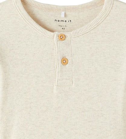 Name It Blouse - Rib - Noos - NmmKab - Peyote Melange Name It Blouse - Rib - Noos - NmmKab - Peyote Melange