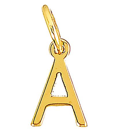 Me&My BOX Necklace w. Letter - A - Gold plated
