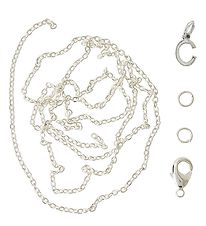 Me&My BOX Necklace w. Letter - C - Silver plated Me&My BOX Necklace w. Letter - C - Silver plated