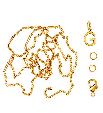 Me&My BOX Necklace w. Letter - G - Gold plated Me&My BOX Necklace w. Letter - G - Gold plated