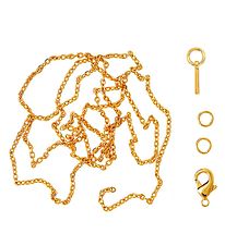Me&My BOX Necklace w. Letter - I - Gold plated Me&My BOX Necklace w. Letter - I - Gold plated