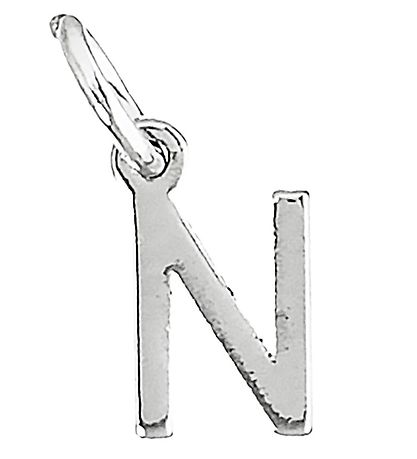 Collier av. Lettre Me&My BOX - N - Plaqué argent Collier av. Lettre Me&My BOX - N - Plaqué argent