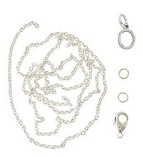 Me&My BOX Necklace w. Letter - O - Silver plated Me&My BOX Necklace w. Letter - O - Silver plated