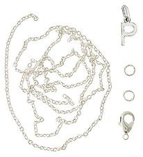 Me&My BOX Necklace w. Letter - P - Silver plated Me&My BOX Necklace w. Letter - P - Silver plated