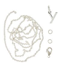 Me&My BOX Necklace w. Letter - Y - Silver plated Me&My BOX Necklace w. Letter - Y - Silver plated