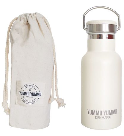 Yummii Yummii Termos - 350 ml - Rustfritt Stål - Pearl White