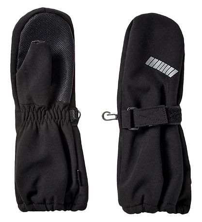 Name It Mittens w. Fleece - NmnAlfa - Black
