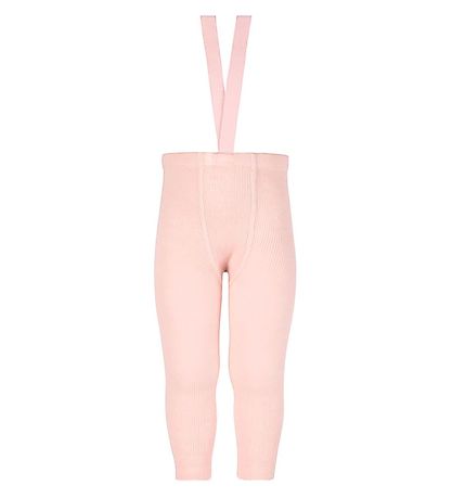 Condor Leggings m. Träger - Wolle/Acryl - Puderpink