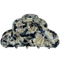 By Stær Hair clip - 8x4 cm - Clara - Black/Beige Mix By Stær Hair clip - 8x4 cm - Clara - Black/Beige Mix