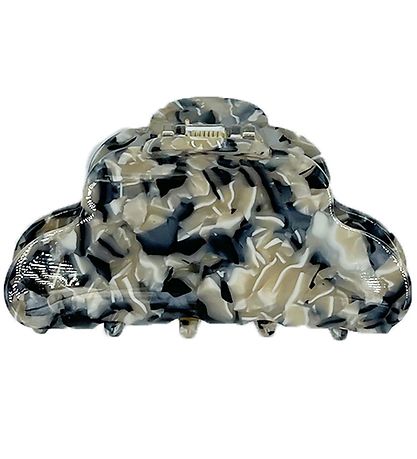 By Stær Haarspange - 8x4 cm - Clara - Schwarz/Beige Mix