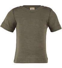 Engel T-Shirt - Wolle/Seide - Olive Engel T-Shirt - Wolle/Seide - Olive