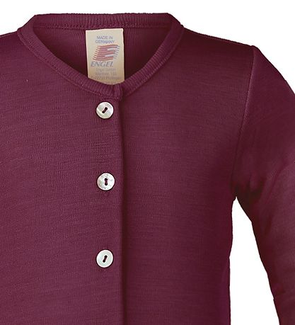 Engel Cardigan - Wolle/Seide - Orchidee