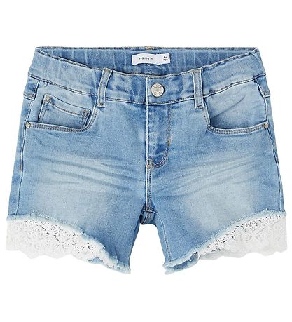 Name It Shorts - Noos - NkfSalli - Medium+ Blue Denim Name It Shorts - Noos - NkfSalli - Medium+ Blue Denim