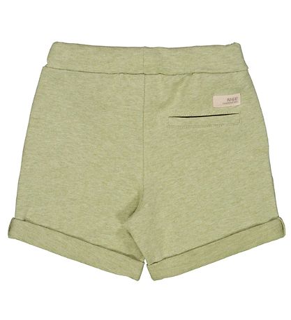 Wheat Sweat Shorts - Manfred - Fores Mist Melange Wheat Sweat Shorts - Manfred - Fores Mist Melange