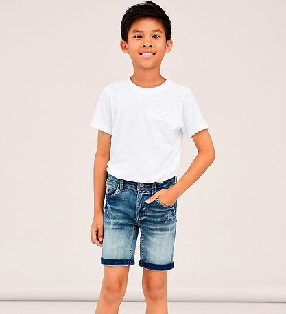 Name It Shorts - Noos - NkmTheo - Medium Blue Denim