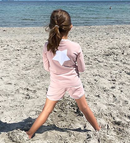 Petit Crabe Swim Top - Etoile - UV50+ - Powder Rose