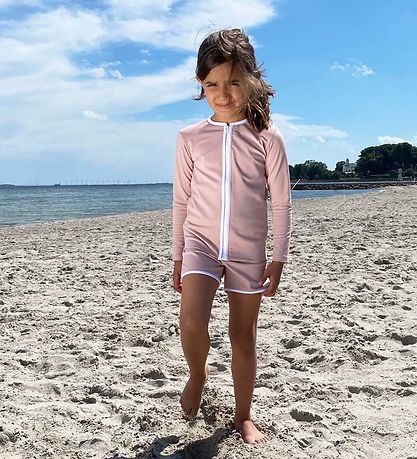 Petit Crabe Swim Top - Etoile - UV50+ - Powder Rose