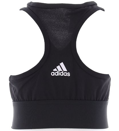adidas Performance Íþróttatoppur - Svart/Hvítur
