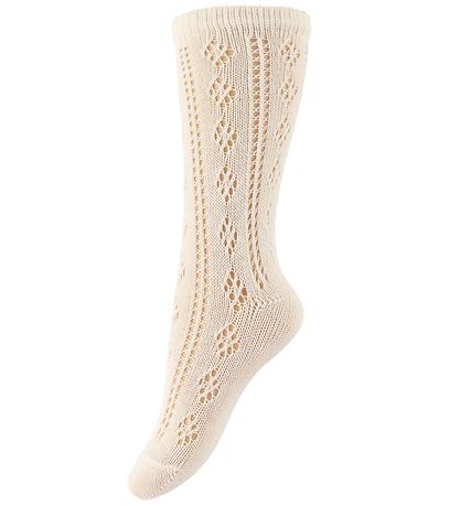 Minymo Sokken - 2-pack - Creme/Navy Minymo Sokken - 2-pack - Creme/Navy