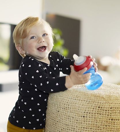 Philips Avent Cup w. Spout - 300 mL - Blue/Orange Philips Avent Cup w. Spout - 300 mL - Blue/Orange