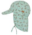 Melton Legionnaire Hat - UV50+ - Blue Surf w. Cars