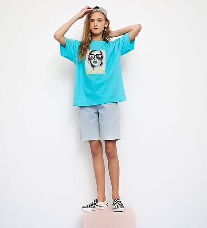 Hound Shorts - Denim - Light Blue Used Hound Shorts - Denim - Light Blue Used