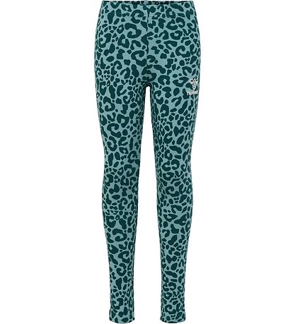 Leggings Hummel - hmlFlowy - Blue Coral Leggings Hummel - hmlFlowy - Blue Coral