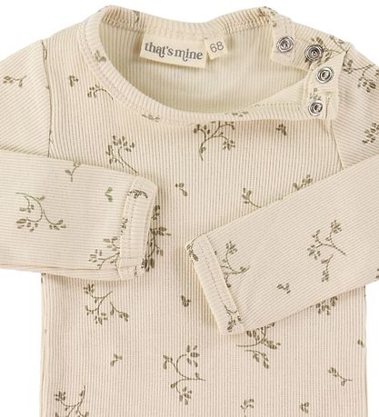 That's Mine Bodysuit l/s - Rib - Poulette - Secret Garden Oli That's Mine Bodysuit l/s - Rib - Poulette - Secret Garden Oli
