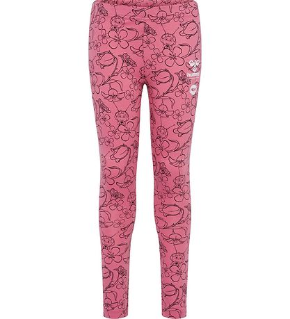 Leggings Hummel - hmlMaya Flower AOP - Heather Rose Leggings Hummel - hmlMaya Flower AOP - Heather Rose