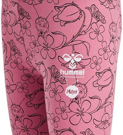 Leggings Hummel - hmlMaya Flower AOP - Heather Rose Leggings Hummel - hmlMaya Flower AOP - Heather Rose