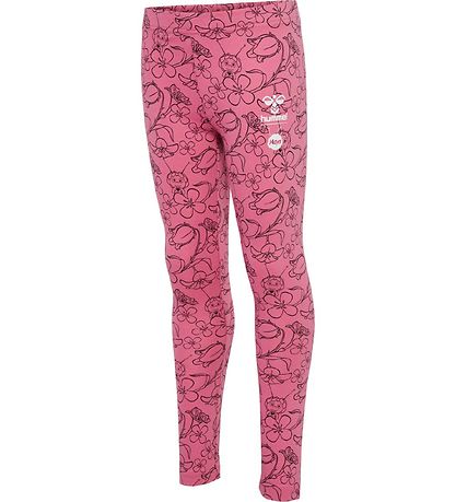 Leggings Hummel - hmlMaya Flower AOP - Heather Rose Leggings Hummel - hmlMaya Flower AOP - Heather Rose