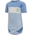 Hummel Bodysuit s/s - hmlAslan - Silver Lake Blue Hummel Bodysuit s/s - hmlAslan - Silver Lake Blue