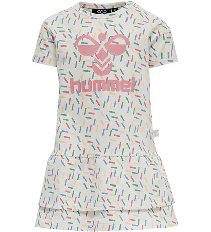 Hummel Klänning - hmlAurora - Marshmallow