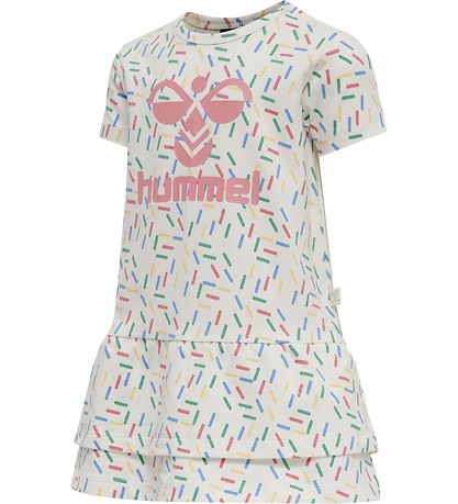 Hummel Klänning - hmlAurora - Marshmallow