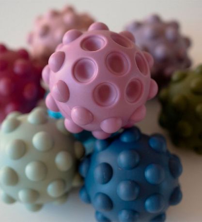 Tiny Tot Balls - Sensory Silicone Fidget Balls - 2-Pack - 7 cm -