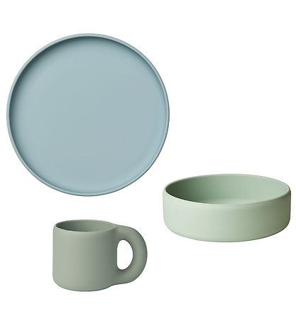Set de Vaisselle Liewood - Silicone - 3 Parties - Andie - Green  Set de Vaisselle Liewood - Silicone - 3 Parties - Andie - Green