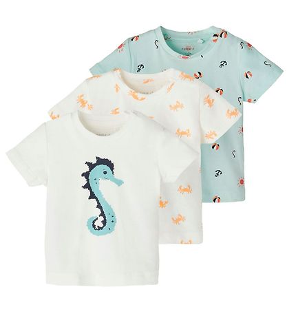 Name It T-paita - NbmJoe - 3 kpl - Jäätikkö Name It T-paita - NbmJoe - 3 kpl - Jäätikkö