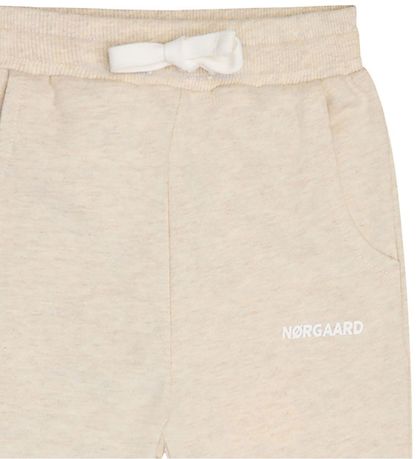 Mads Nørgaard Sweatpants - Pavo - Nature Melange Mads Nørgaard Sweatpants - Pavo - Nature Melange