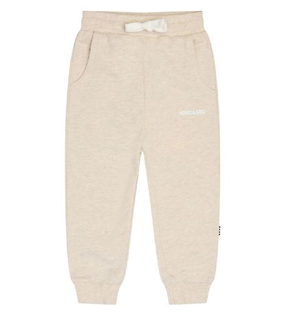 Mads Nørgaard Sweatpants - Pavo - Nature Melange Mads Nørgaard Sweatpants - Pavo - Nature Melange