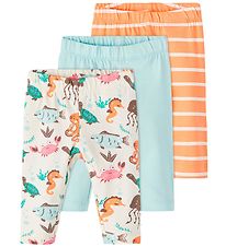 Name It Leggings - NbnOcean - 3 Pakki - Whitecap Grey