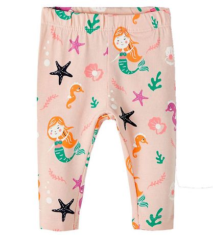 Name It Leggings - NbfOcean - 3-pack - Peach Whip Name It Leggings - NbfOcean - 3-pack - Peach Whip
