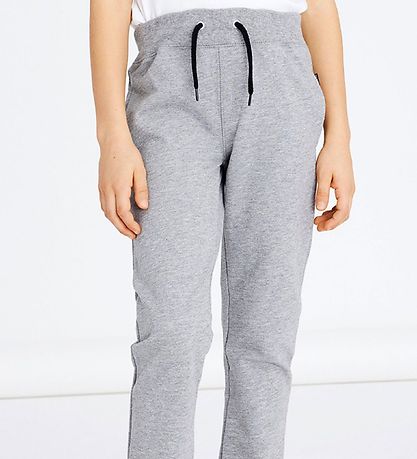 Name It Collegehousut - Noos - NkmSweat - Grey Melange Name It Collegehousut - Noos - NkmSweat - Grey Melange