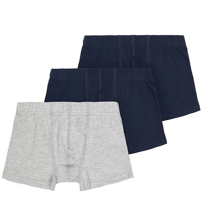 Name It Boxers - Noos - NkmTights - 3-Pack - Grey Melange Name It Boxers - Noos - NkmTights - 3-Pack - Grey Melange