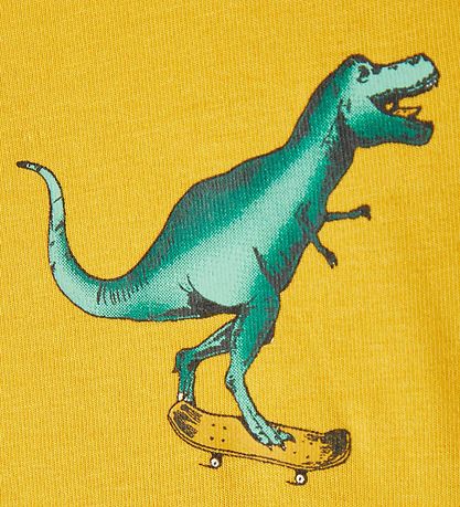 Name It Blouse - NbmBaba - Spicy Mustard w. Dino Name It Blouse - NbmBaba - Spicy Mustard w. Dino