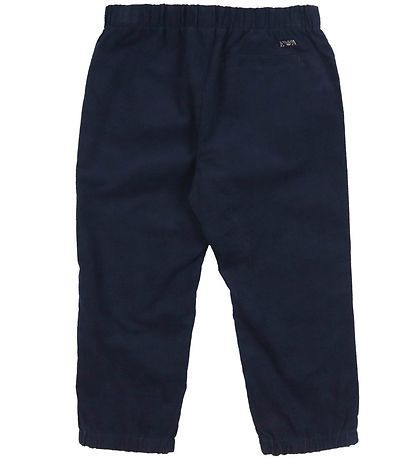 Emporio Armani Corduroy Trousers - Blue Navy