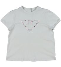 Emporio Armani T-Shirt - Grigio Ghiacciaio Emporio Armani T-Shirt - Grigio Ghiacciaio