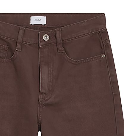 Grunt Jeans - Wide Leg Choco - Brown