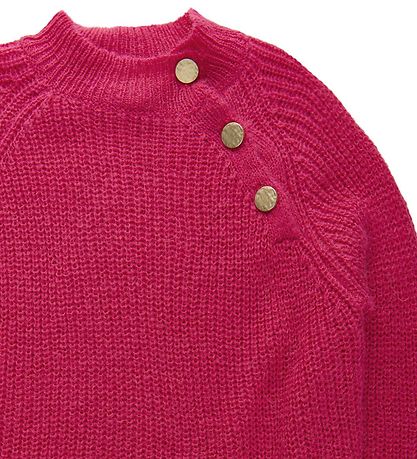 Soft Gallery Blouse - Knitted - SgKiki - Pink Peacock