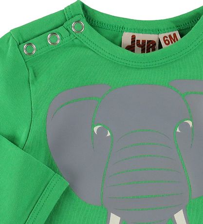 Animal Bodysuit - ANIMAL Tweet - Green Elephant