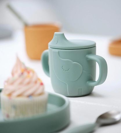 Done By Deer Sippy Cup - Peekaboo - Elphee Blue Done By Deer Sippy Cup - Peekaboo - Elphee Blue